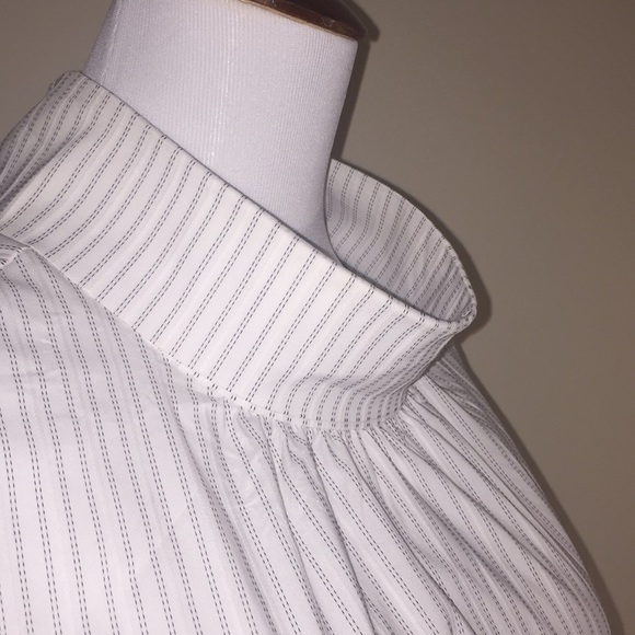 Alfani Rolled Collar Blouse - Picture 3 of 8